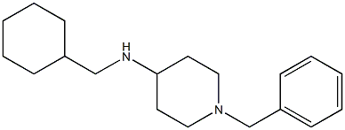 1-benzyl-N-(cyclohexylmethyl)piperidin-4-amine Structure