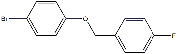 1-bromo-4-[(4-fluorophenyl)methoxy]benzene Structure