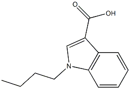 1-butyl-1H-indole-3-carboxylic acid Structure