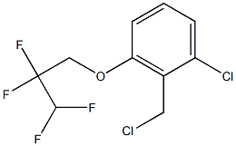 1-chloro-2-(chloromethyl)-3-(2,2,3,3-tetrafluoropropoxy)benzene Structure