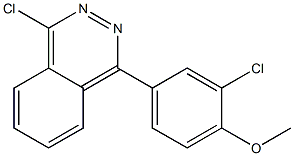 1-chloro-4-(3-chloro-4-methoxyphenyl)phthalazine Structure