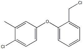 1-chloro-4-[2-(chloromethyl)phenoxy]-2-methylbenzene 구조식 이미지