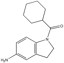 1-cyclohexanecarbonyl-2,3-dihydro-1H-indol-5-amine Structure