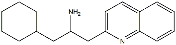 1-cyclohexyl-3-(quinolin-2-yl)propan-2-amine Structure