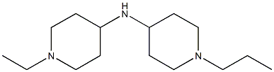 1-ethyl-N-(1-propylpiperidin-4-yl)piperidin-4-amine 구조식 이미지
