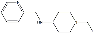 1-ethyl-N-(pyridin-2-ylmethyl)piperidin-4-amine 구조식 이미지