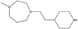 1-methyl-4-[2-(piperidin-4-yl)ethyl]-1,4-diazepane Structure