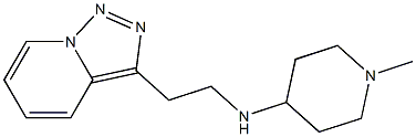 1-methyl-N-(2-{[1,2,4]triazolo[3,4-a]pyridin-3-yl}ethyl)piperidin-4-amine Structure