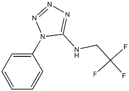 1-phenyl-N-(2,2,2-trifluoroethyl)-1H-1,2,3,4-tetrazol-5-amine 구조식 이미지