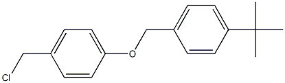 1-tert-butyl-4-[4-(chloromethyl)phenoxymethyl]benzene 구조식 이미지