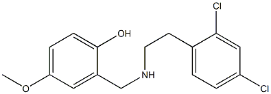 2-({[2-(2,4-dichlorophenyl)ethyl]amino}methyl)-4-methoxyphenol Structure