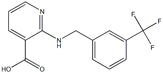 2-({[3-(trifluoromethyl)phenyl]methyl}amino)pyridine-3-carboxylic acid 구조식 이미지