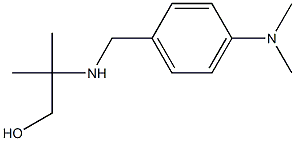 2-({[4-(dimethylamino)phenyl]methyl}amino)-2-methylpropan-1-ol Structure