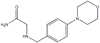2-({[4-(morpholin-4-yl)phenyl]methyl}amino)acetamide 구조식 이미지