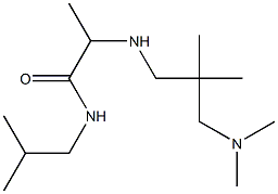 2-({2-[(dimethylamino)methyl]-2-methylpropyl}amino)-N-(2-methylpropyl)propanamide Structure