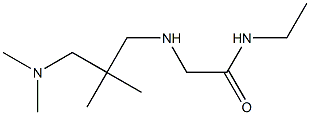 2-({2-[(dimethylamino)methyl]-2-methylpropyl}amino)-N-ethylacetamide 구조식 이미지