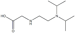 2-({2-[bis(propan-2-yl)amino]ethyl}amino)acetic acid Structure