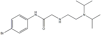 2-({2-[bis(propan-2-yl)amino]ethyl}amino)-N-(4-bromophenyl)acetamide 구조식 이미지