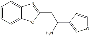 2-(1,3-benzoxazol-2-yl)-1-(furan-3-yl)ethan-1-amine 구조식 이미지