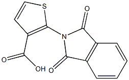 2-(1,3-dioxo-1,3-dihydro-2H-isoindol-2-yl)thiophene-3-carboxylic acid 구조식 이미지