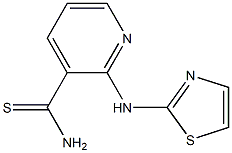 2-(1,3-thiazol-2-ylamino)pyridine-3-carbothioamide Structure