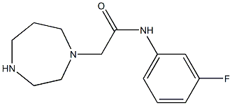 2-(1,4-diazepan-1-yl)-N-(3-fluorophenyl)acetamide 구조식 이미지