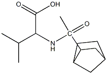 2-(1-{bicyclo[2.2.1]heptan-2-yl}acetamido)-3-methylbutanoic acid 구조식 이미지