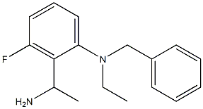 2-(1-aminoethyl)-N-benzyl-N-ethyl-3-fluoroaniline 구조식 이미지