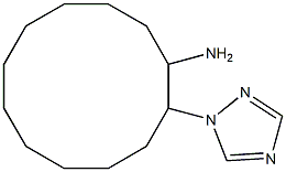 2-(1H-1,2,4-triazol-1-yl)cyclododecanamine 구조식 이미지