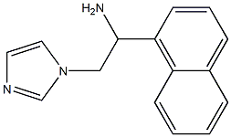 2-(1H-imidazol-1-yl)-1-(1-naphthyl)ethanamine 구조식 이미지