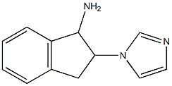 2-(1H-imidazol-1-yl)-2,3-dihydro-1H-inden-1-ylamine 구조식 이미지