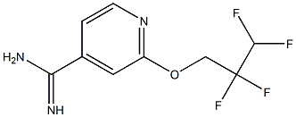2-(2,2,3,3-tetrafluoropropoxy)pyridine-4-carboximidamide Structure