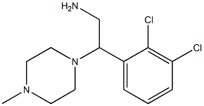 2-(2,3-dichlorophenyl)-2-(4-methylpiperazin-1-yl)ethanamine Structure