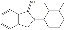 2-(2,3-dimethylcyclohexyl)-2,3-dihydro-1H-isoindol-1-imine 구조식 이미지