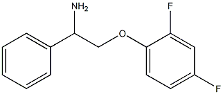 2-(2,4-difluorophenoxy)-1-phenylethanamine 구조식 이미지