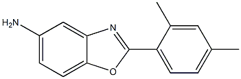 2-(2,4-dimethylphenyl)-1,3-benzoxazol-5-amine 구조식 이미지