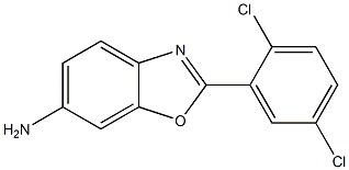 2-(2,5-dichlorophenyl)-1,3-benzoxazol-6-amine 구조식 이미지