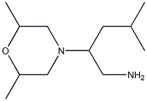 2-(2,6-dimethylmorpholin-4-yl)-4-methylpentan-1-amine 구조식 이미지