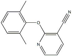 2-(2,6-dimethylphenoxy)nicotinonitrile 구조식 이미지
