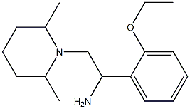 2-(2,6-dimethylpiperidin-1-yl)-1-(2-ethoxyphenyl)ethanamine Structure