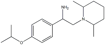 2-(2,6-dimethylpiperidin-1-yl)-1-[4-(propan-2-yloxy)phenyl]ethan-1-amine Structure