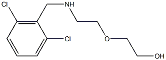 2-(2-{[(2,6-dichlorophenyl)methyl]amino}ethoxy)ethan-1-ol Structure
