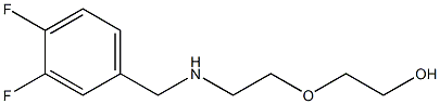 2-(2-{[(3,4-difluorophenyl)methyl]amino}ethoxy)ethan-1-ol 구조식 이미지