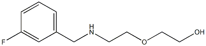 2-(2-{[(3-fluorophenyl)methyl]amino}ethoxy)ethan-1-ol 구조식 이미지