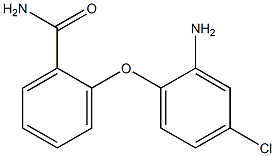 2-(2-amino-4-chlorophenoxy)benzamide 구조식 이미지