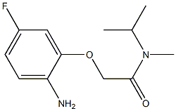 2-(2-amino-5-fluorophenoxy)-N-methyl-N-(propan-2-yl)acetamide Structure