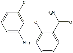 2-(2-amino-6-chlorophenoxy)benzamide Structure