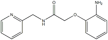 2-(2-aminophenoxy)-N-(pyridin-2-ylmethyl)acetamide 구조식 이미지