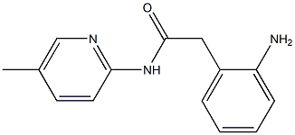 2-(2-aminophenyl)-N-(5-methylpyridin-2-yl)acetamide 구조식 이미지