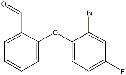 2-(2-bromo-4-fluorophenoxy)benzaldehyde 구조식 이미지